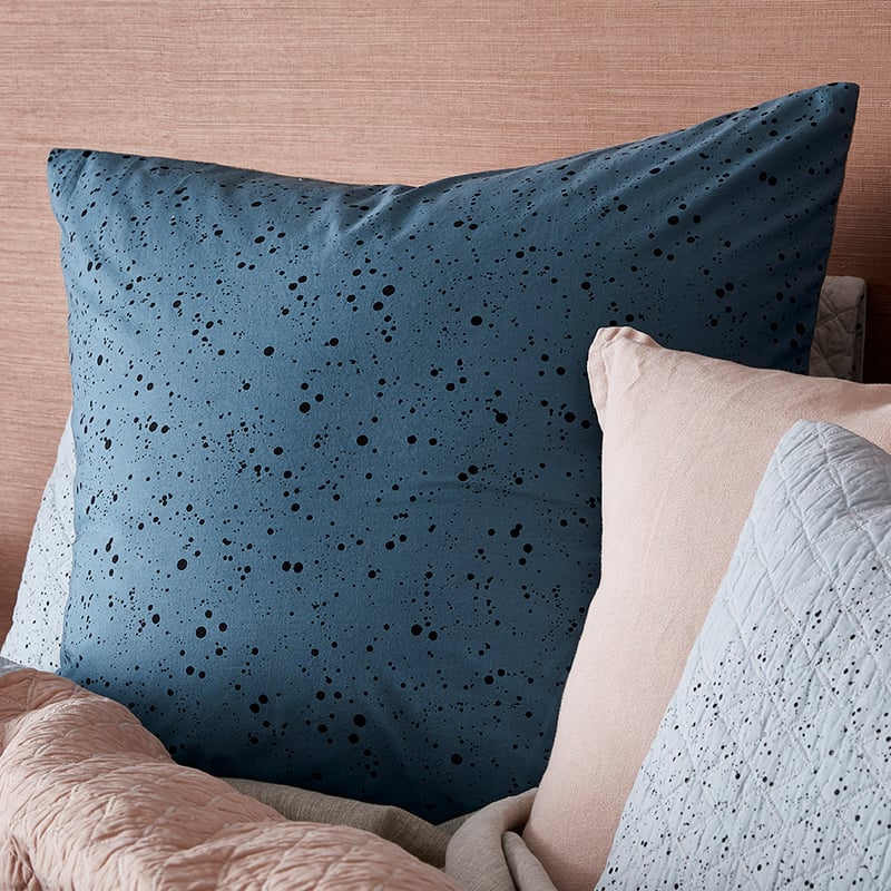 Remi Quilted Quilt Cover Blue