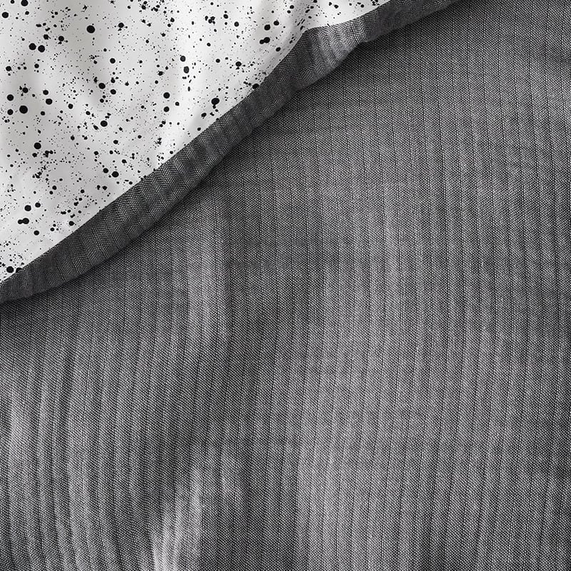 Manya Quilt Cover in Coal
