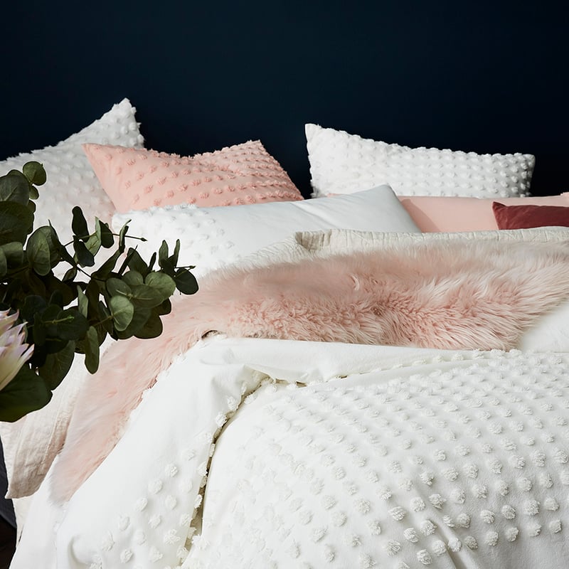 Lulu Quilt Cover Snow