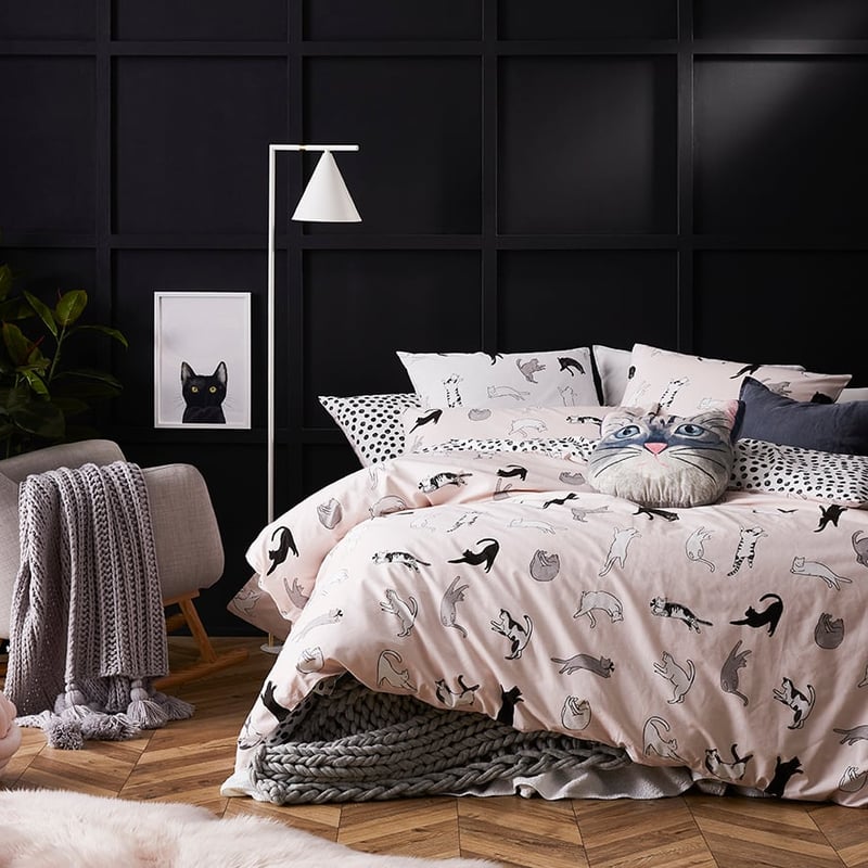 Camilla Quilt Cover Set Pink