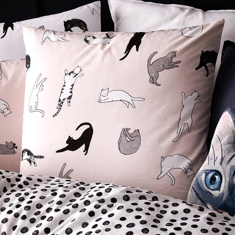 Camilla Quilt Cover Set Pink