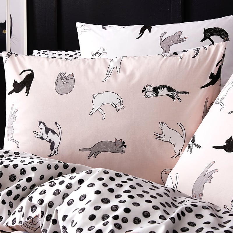 Camilla Quilt Cover Set Pink