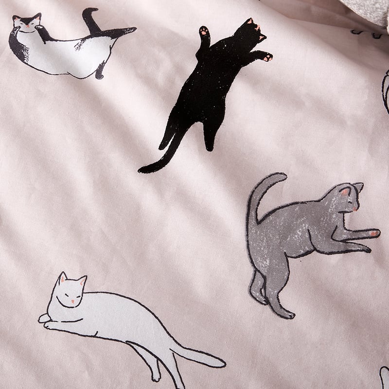 Camilla Quilt Cover Set Pink