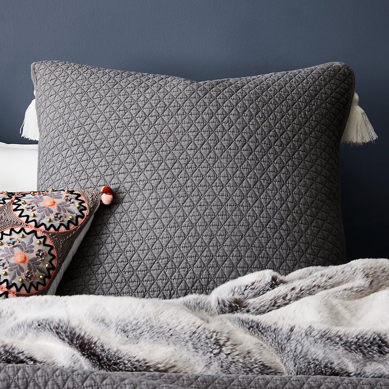 Bristol Quilted Coverlet in Grey