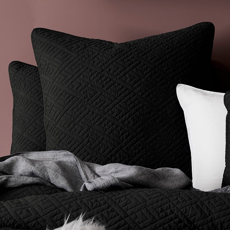 Saxon Quilted Quilt Cover Shadow