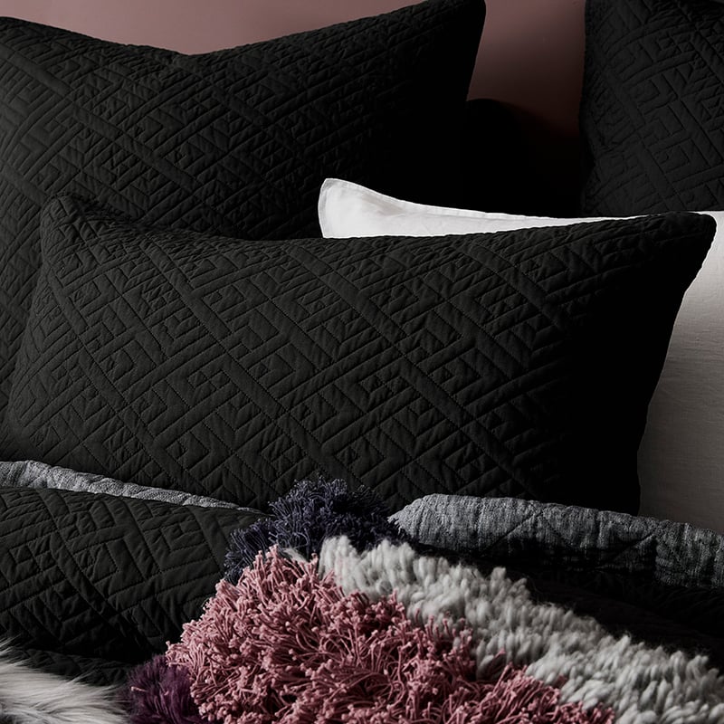 Saxon Quilted Quilt Cover Shadow