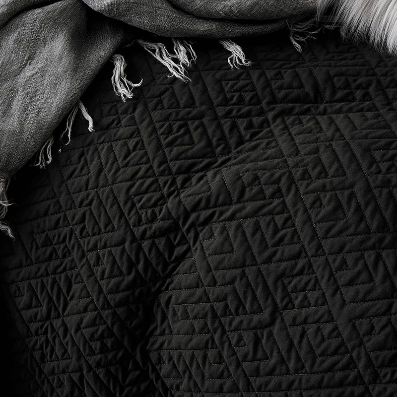 Saxon Quilted Quilt Cover Shadow