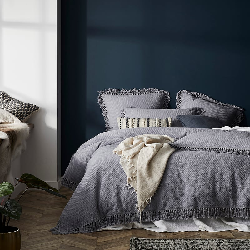 Frankie Quilt Cover Cornflower