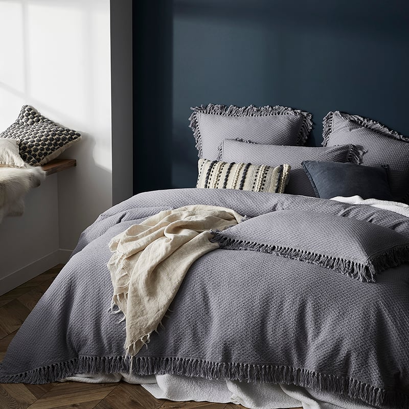 Frankie Quilt Cover Cornflower