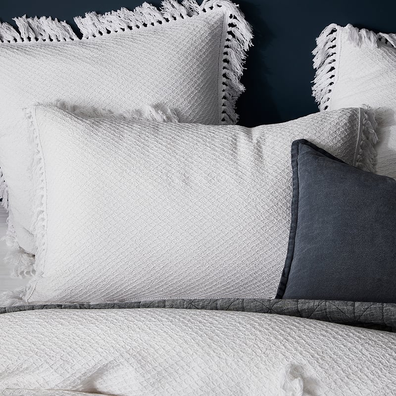 Frankie Quilt Cover Snow