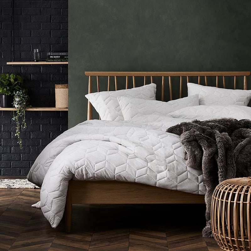 Hampton Bamboo Quilted Quilt Cover Cloud