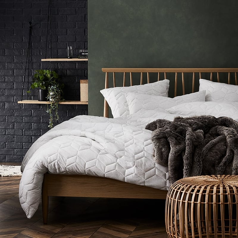 Hampton Bamboo Quilted Quilt Cover Cloud