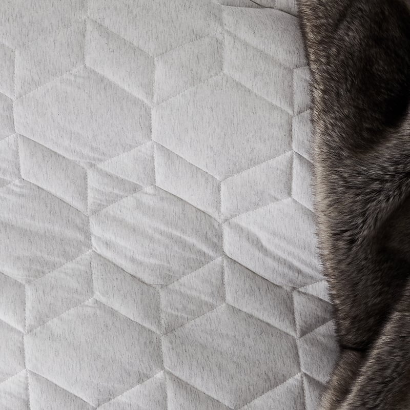Hampton Bamboo Quilted Quilt Cover Cloud