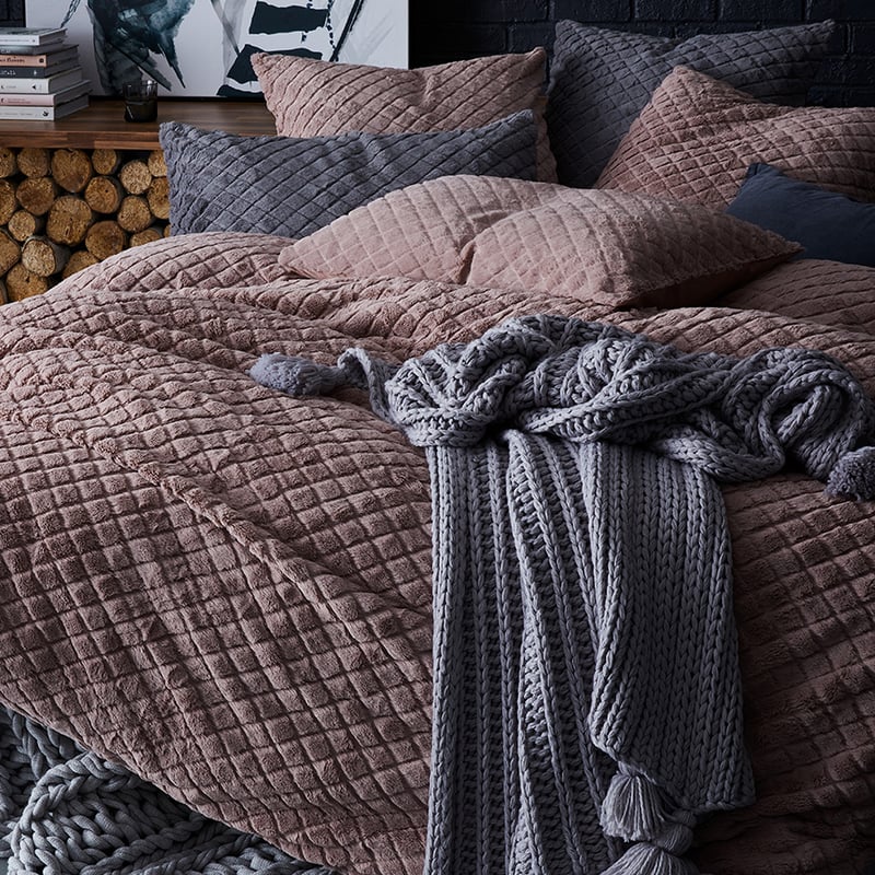 Whistler Quilt Cover Blush