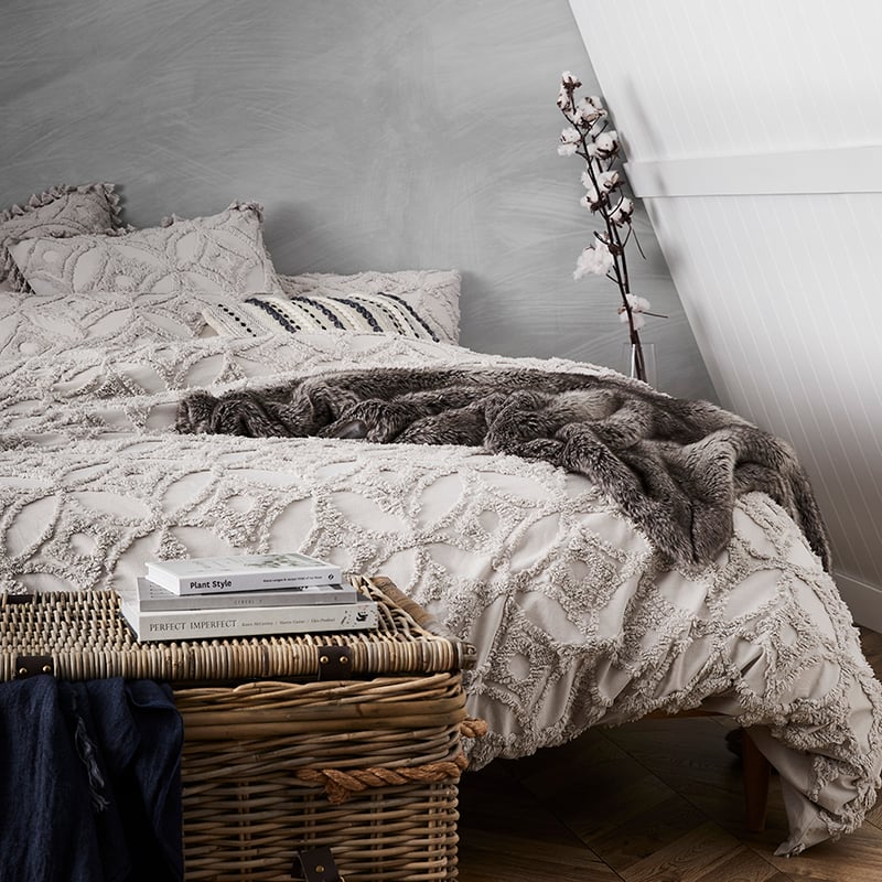 Armani Quilt Cover Natural