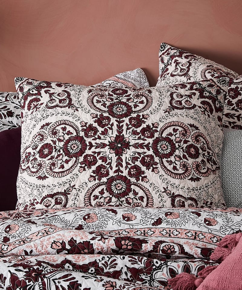 Soleil Quilted Quilt Cover Berry