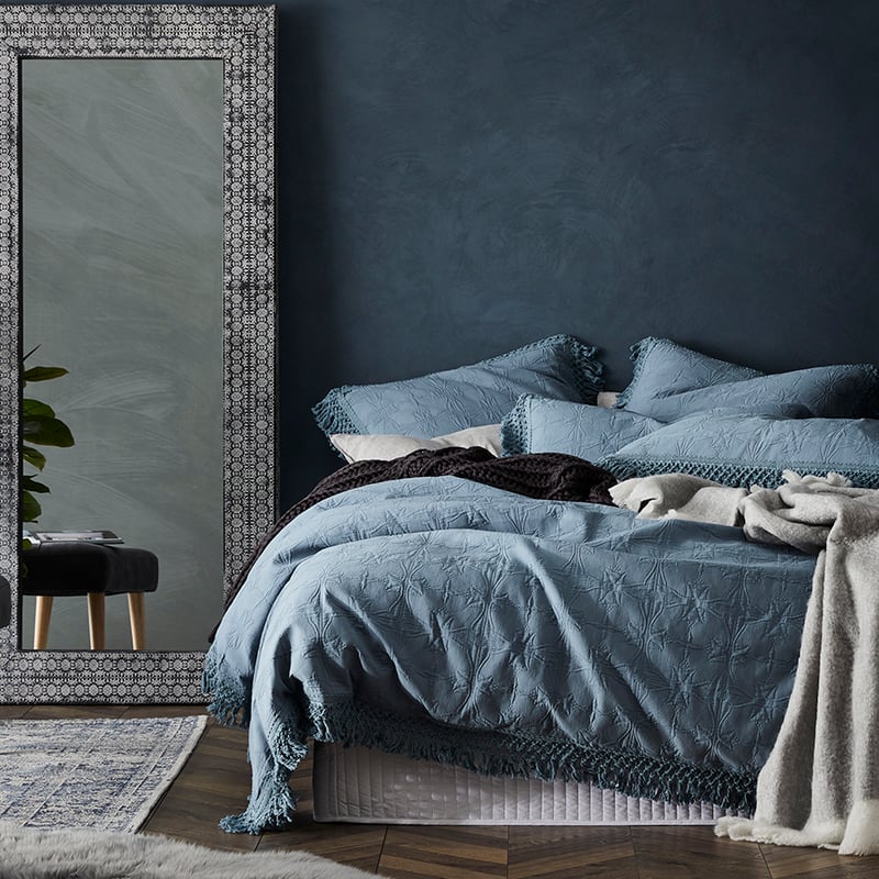 Byron Quilt Cover in Sage