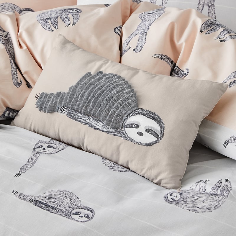 Sidney Quilt Cover Set in Grey