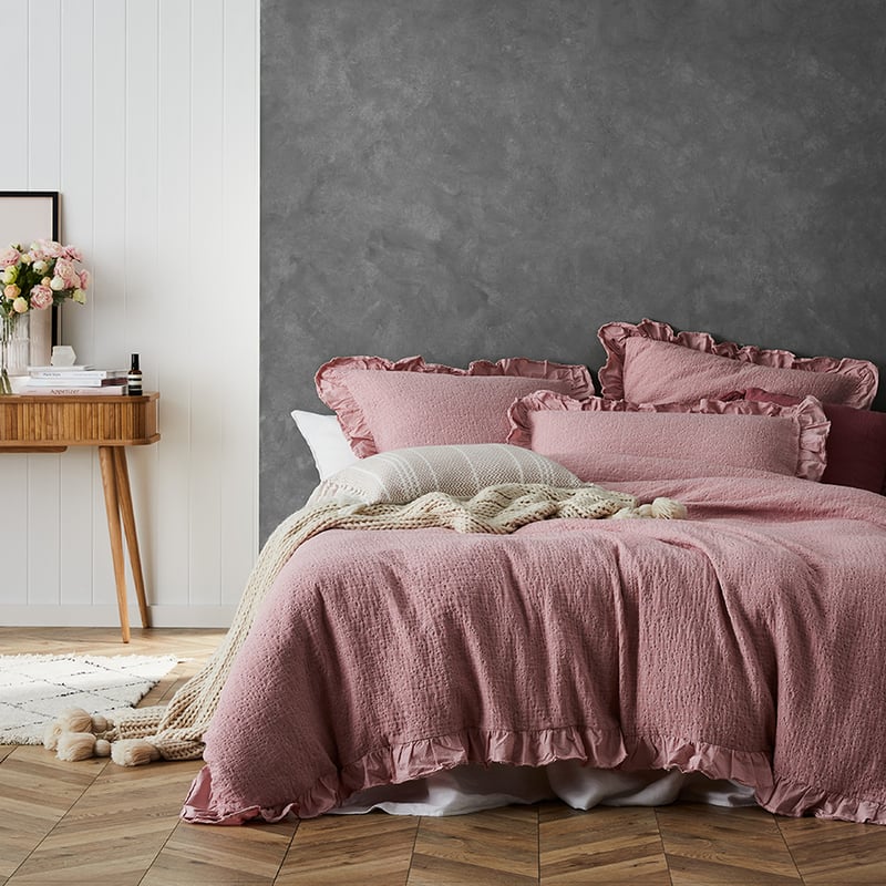 European Wanderlust Quilt Cover in Blossom