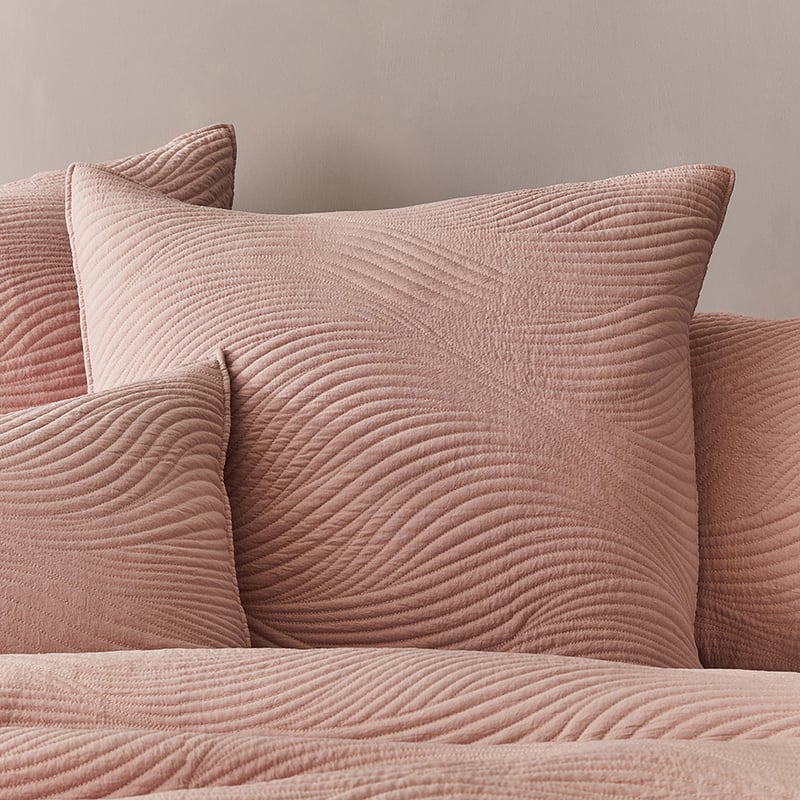Ripple Quilted Quilt Cover Violet