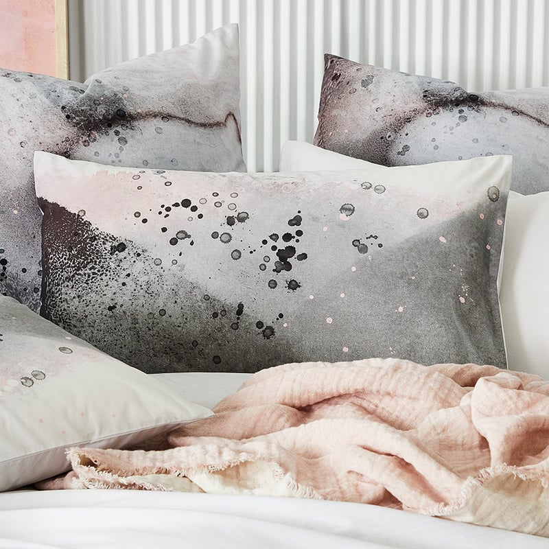 Zurich Stormy Blue Quilt Cover Set