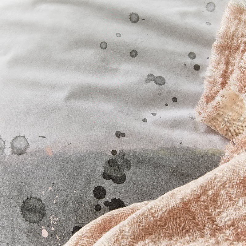 Zurich Stormy Blue Quilt Cover Set