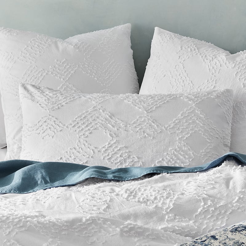Basilica White Quilt Cover