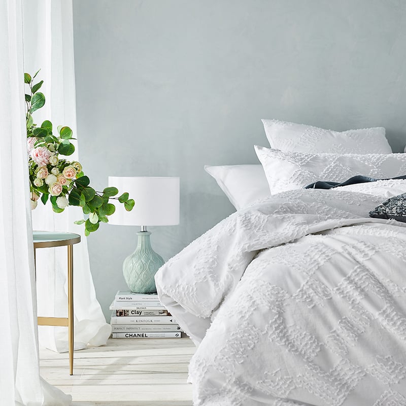 Basilica White Quilt Cover