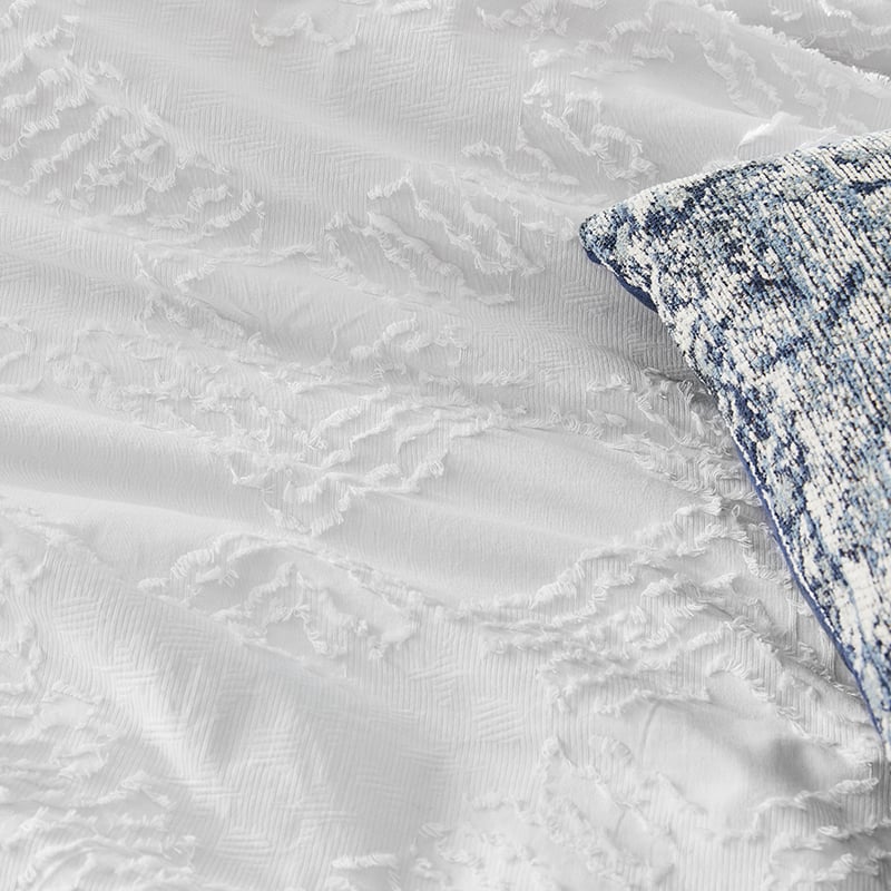 Basilica White Quilt Cover