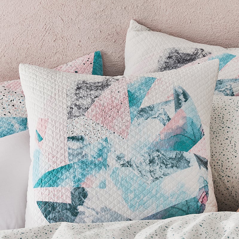 Colorado Quilted Quilt Cover in Blue