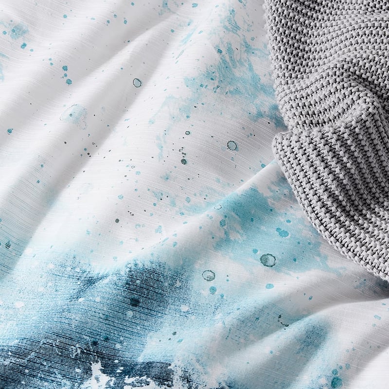Harmony Aqua Quilt Cover Set