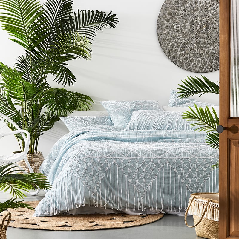 Porto Quilt Cover Blue