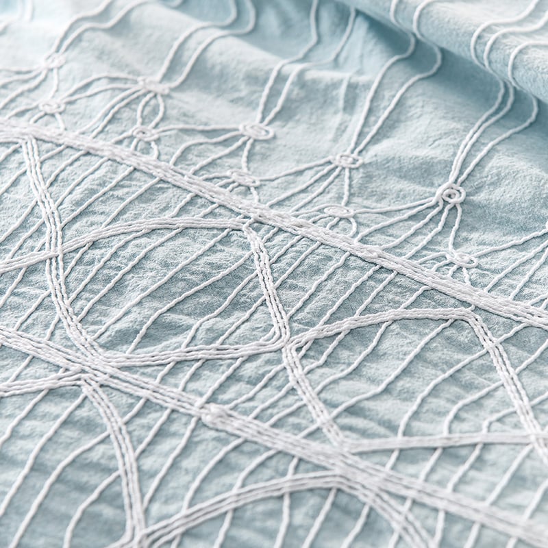 Porto Quilt Cover Blue