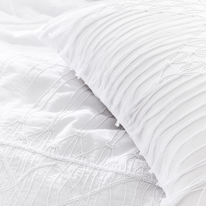 Porto White Quilt Cover
