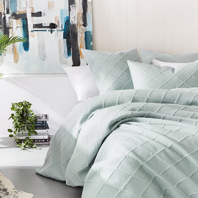 Atticus Marine Quilt Cover