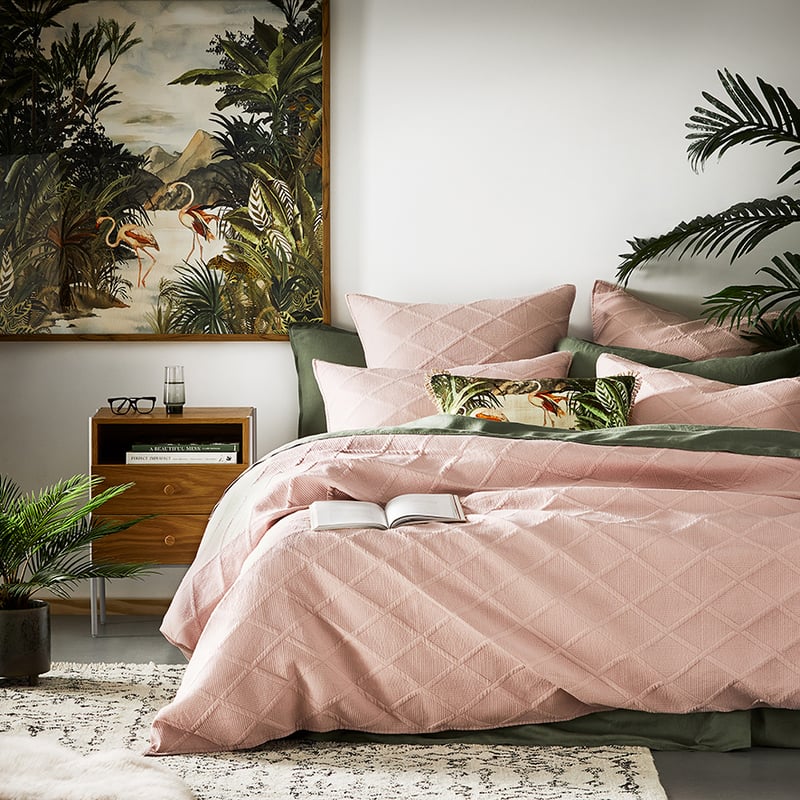 Atticus Violet Quilt Cover