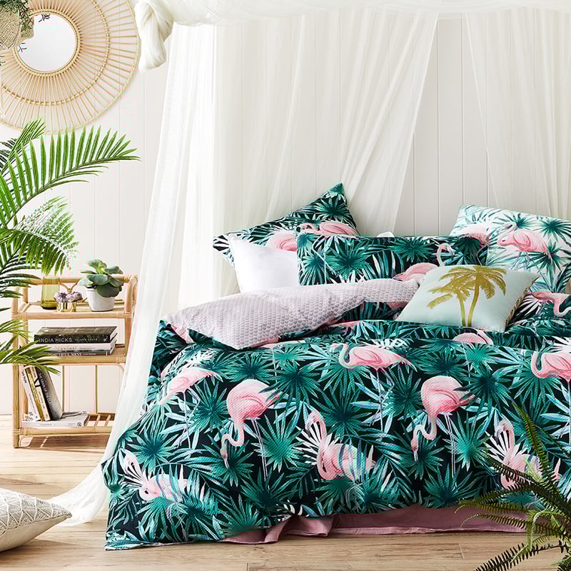 Santiago Black Quilt Cover Set