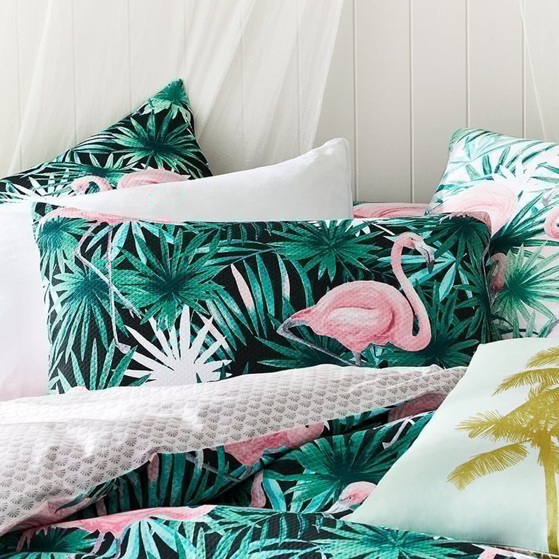 Santiago Black Quilt Cover Set