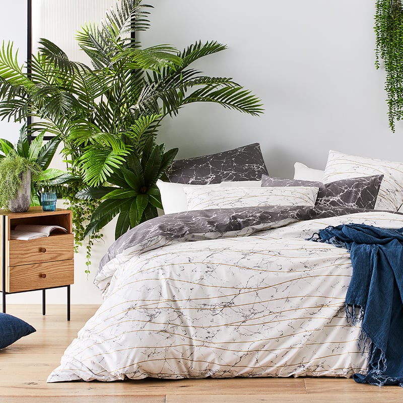 Melrose Marble Quilt Cover Set