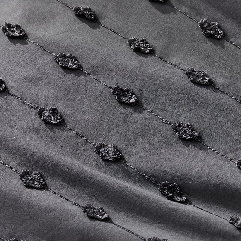 Sahara Quilt Cover Set Coal