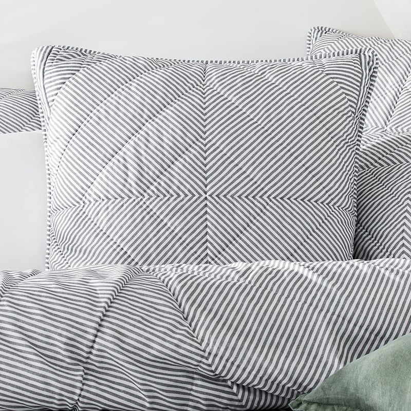 Sampson Quilted Quilt Cover Blue 
