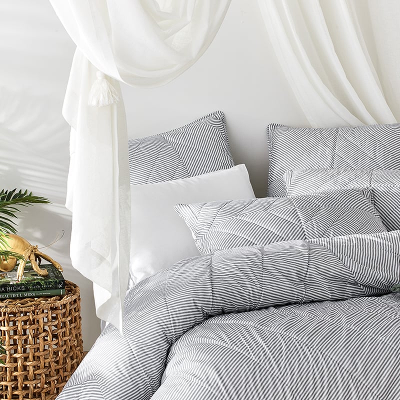Sampson Quilted Quilt Cover Blue 