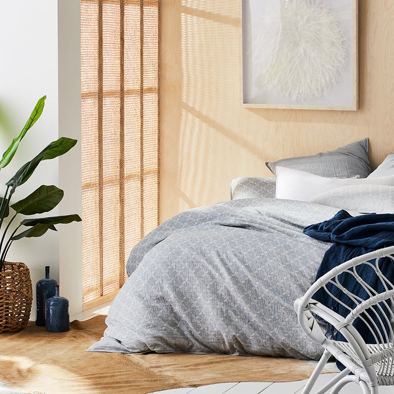 Cherokee Quilt Cover Air Blue