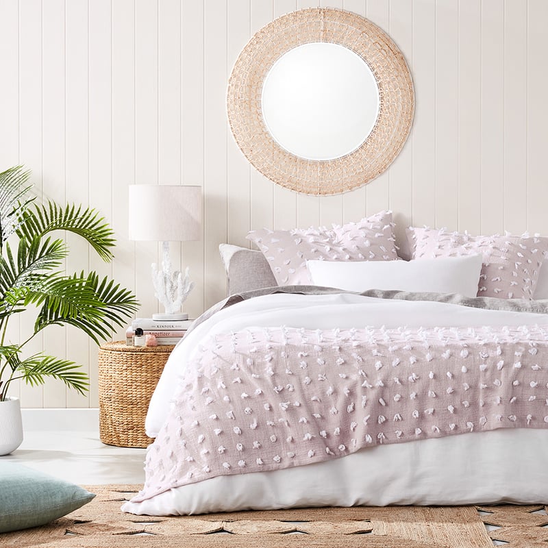 Tide Bedlinen Bed Runner Violet