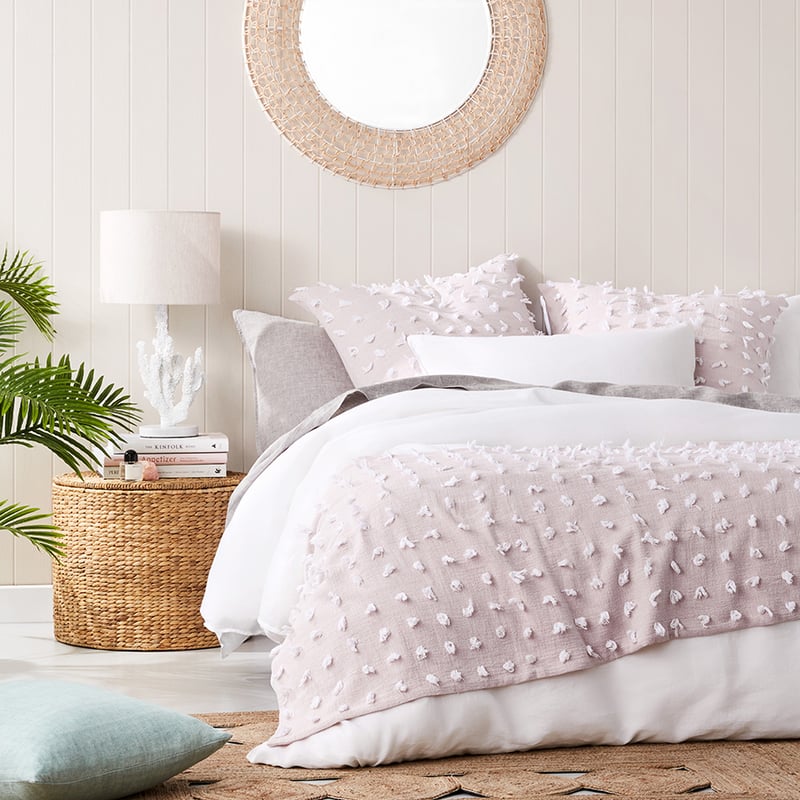 Tide Bedlinen Bed Runner Violet