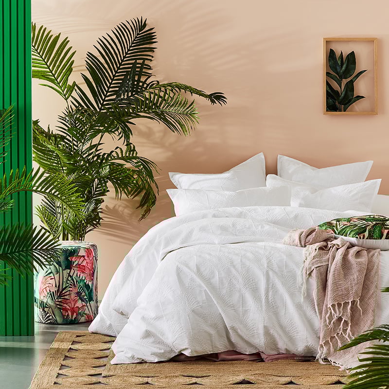 Genoa Mattlesse Quilt Cover White