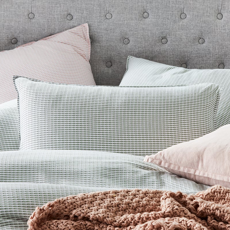 Astra Quilt Cover Set Olive
