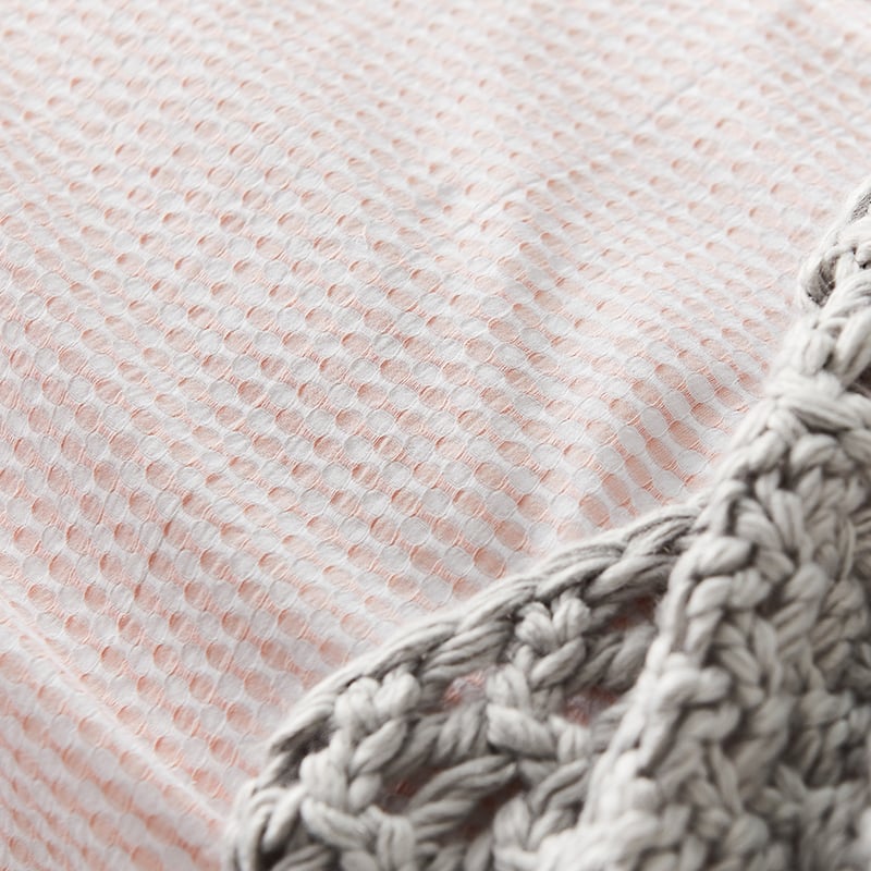 Astra Quilt Cover Set Peach