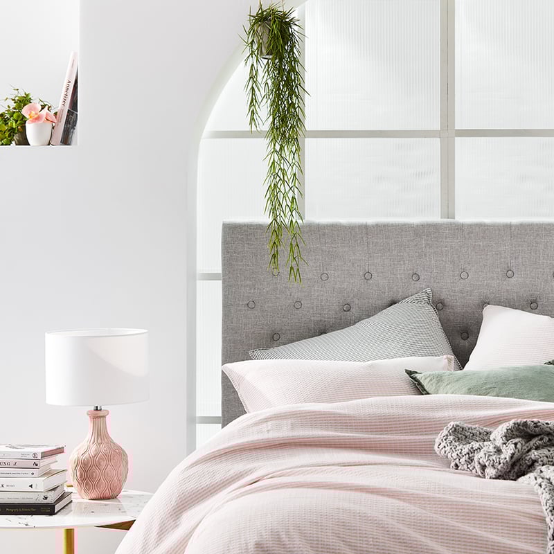 Astra Quilt Cover Set Peach