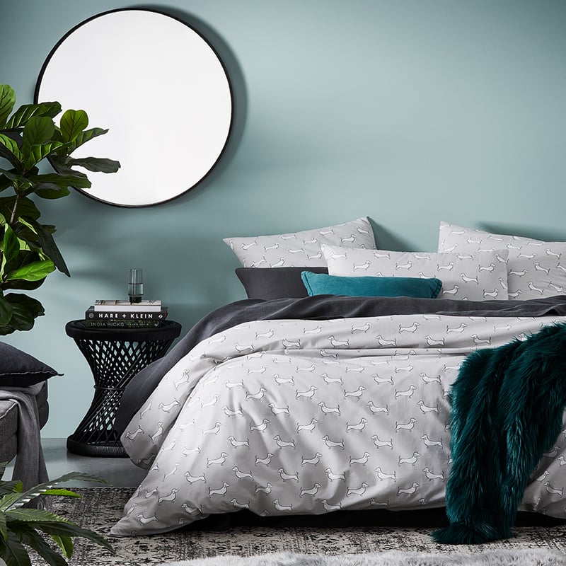 Novelty Dachshund Quilt Cover Set